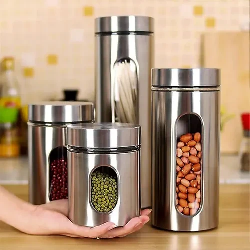 Stainless Steel Canister Set